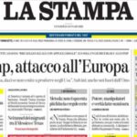 La Stampa, prima pagina