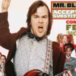 La locandina del film School of Rock, con l'attore Jack Black in evidenza