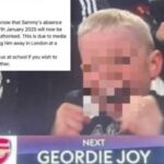 il bambino tifoso del newcastle che ha saltato la scuola