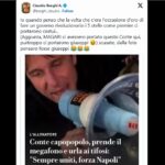 Il senatore Borghi confonde Antonio Conte con Giuseppe