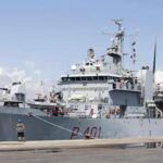 La nave Cassiopea con i migranti