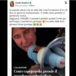 La gaffe del senatore Borghi su Giuseppe Conte