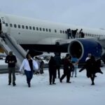 delta airlines passeggeri scivoli