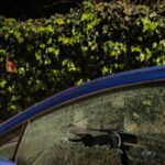 un finestrino spaccato