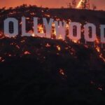 Incendi in california, brucia la collina di hollywood
