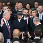 DONALD trump e melania col cappello