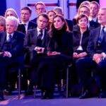 Il Presidente della Repubblica Sergio Mattarella in occasione della partecipazione alla commemorazione dell'LXXX Anniversario della liberazione del Campo di Auschwitz-Birkenau