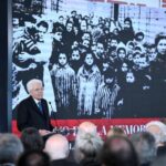 mattarella all'80° anniversario apertura cancelli auschwitz