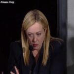 Giorgia Meloni a Cutro
