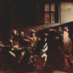 La conversione di matteo chiamato da Gesù di caravaggio