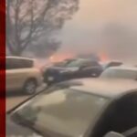 uomo e suocero scappano tra le fiamme