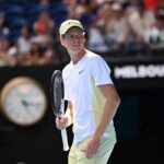 sinner esulta agli australian open