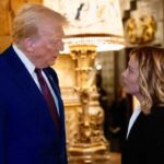 Giorgia Meloni con Donald Trump e I dazi