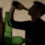 Un uomo ubriaco