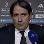 Inzaghi intervistato dopo Juve-Inter