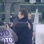 Conceicao Thiago Motta si abbracciano