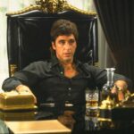 L'attore Al Pacino in una scena del film Scarface, di Brian De Palma