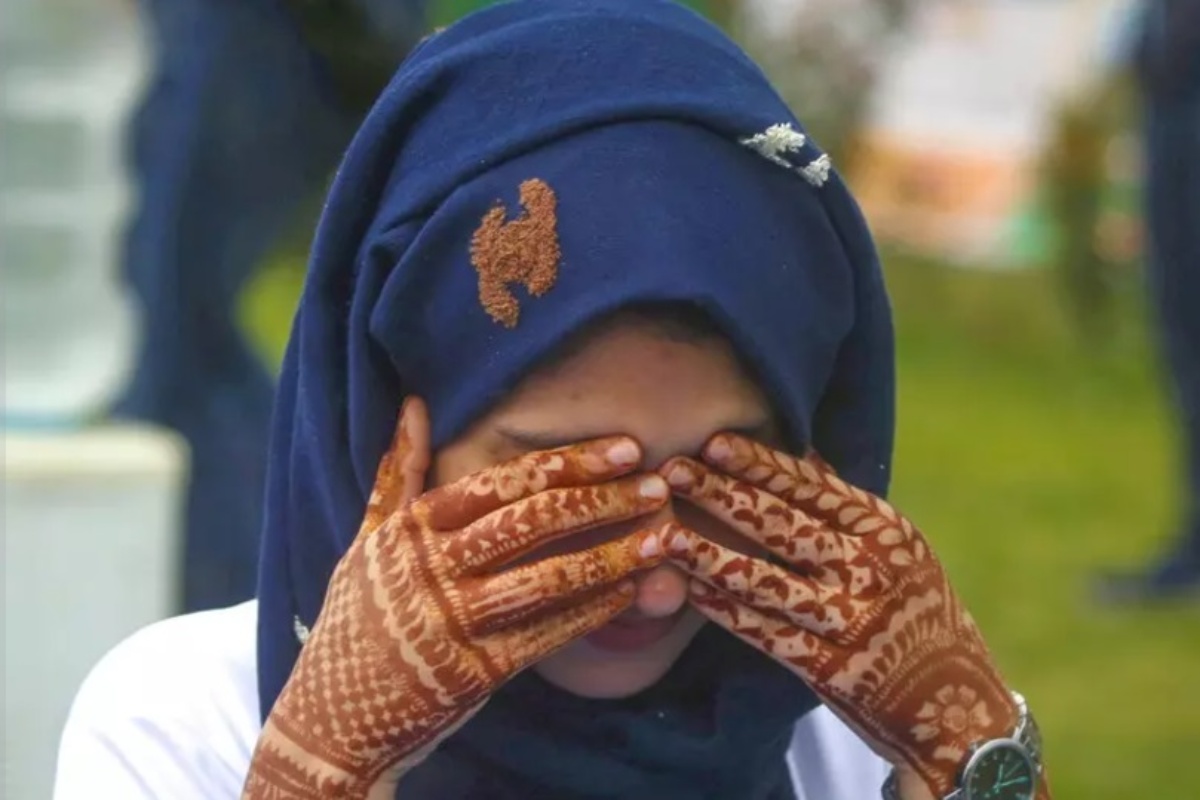 Una donna in India