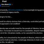 Il tweet di Elon Musk su Zelensky: "Si nutre dei cadaveri dei soldati ucraini"