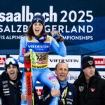 federica brignone festeggia il Mondiale