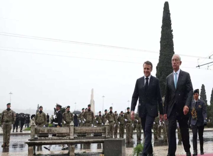 Macron visita il Portogallo