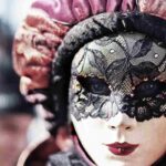 una maschera di Carnevale
