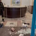 Una prima immagine del luogo dove è avvenuta l'esplosione