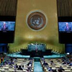 La sala all'interno dell'Onu