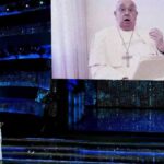 il video di papa francesco a sanremo