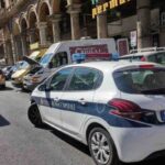 un'auto della Polizia di Roma Capitale