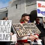 protesta contro trump