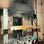 La casa di Rimini devastata da un incendio