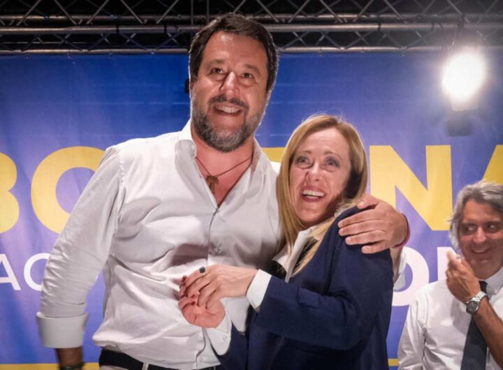 salvini abbraccia la meloni, Sondaggi, Governo e miti, Juventus e Ferrari docet: se non sei capace fallisci