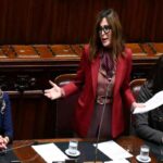 Daniela Santanchè parla alla Camera