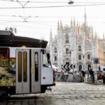un tram a milano