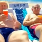 trump e Netanyahu nel video su gaza