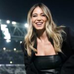 Diletta Leotta all'Allianz Stadium per Juve-Inter