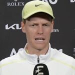 Jannik Sinner intervistato agli Australian Open