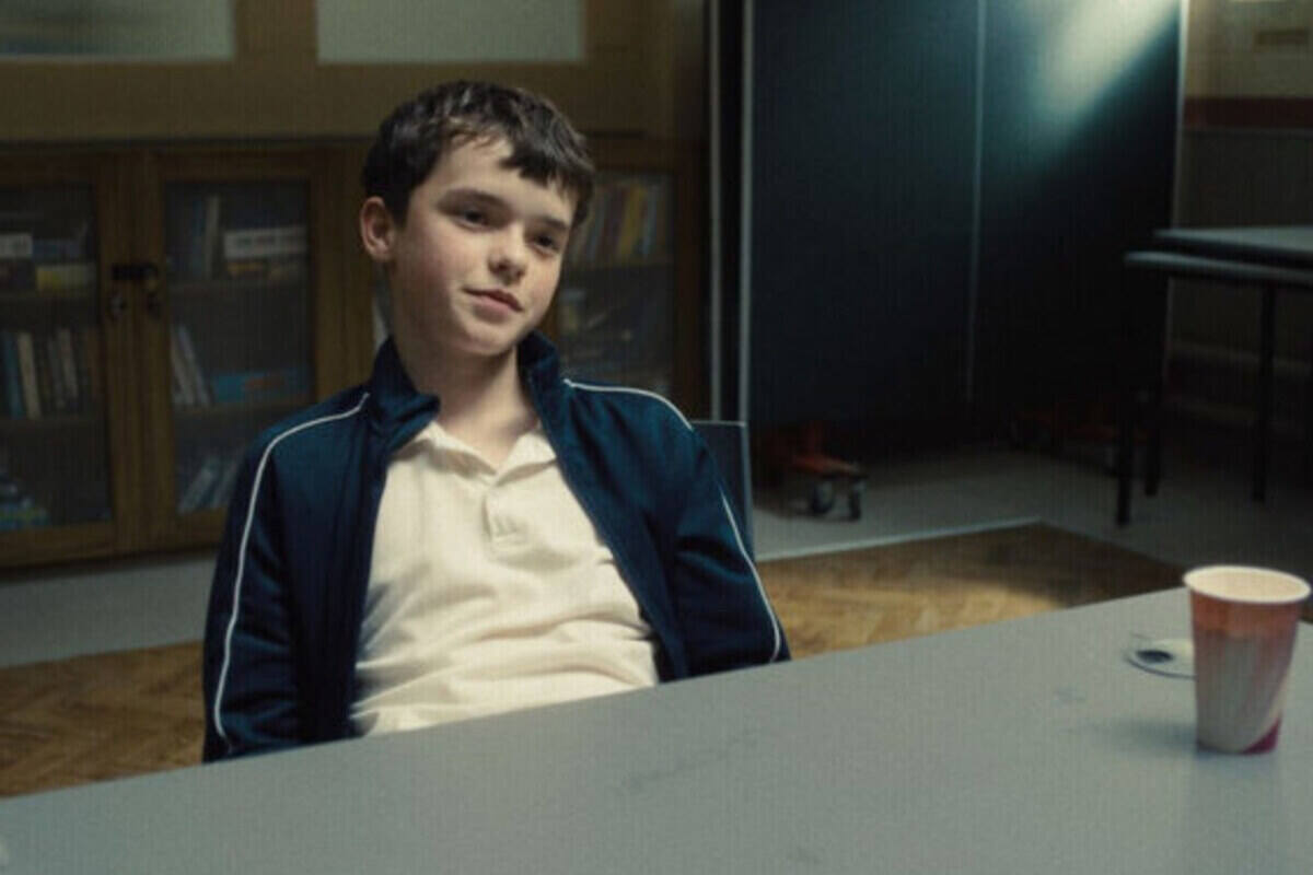 una scena della serie tv Adolescence