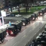 Le bare portate via dall'ospedale di Bergamo dall'Esercito durante la pandemia