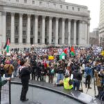 Studenti protestano Columbia University