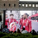 hamilton e leclerc a piazza castello milano