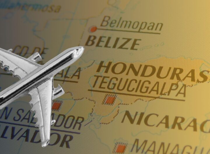 traiettoria aereo honduras