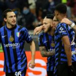 inter esulta dopo un gol