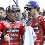 marquez e bagnaia in MotoGP