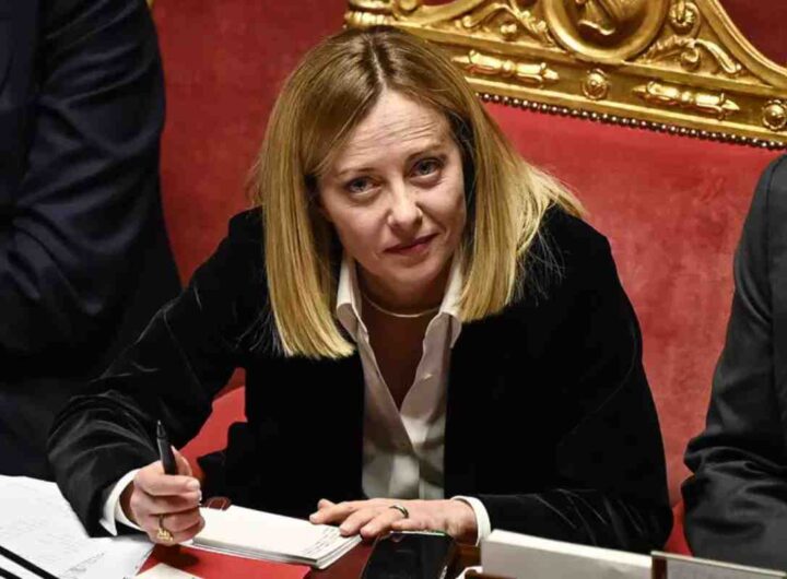 Meloni parla al Senato