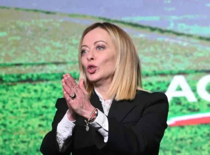 La premier Giorgia Meloni