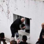 Gente protesta in Macedonia del Nord