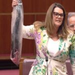 parlamentare Australia protesta contro allevamenti salmone