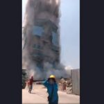 Il palazzo crollato a Bangkok